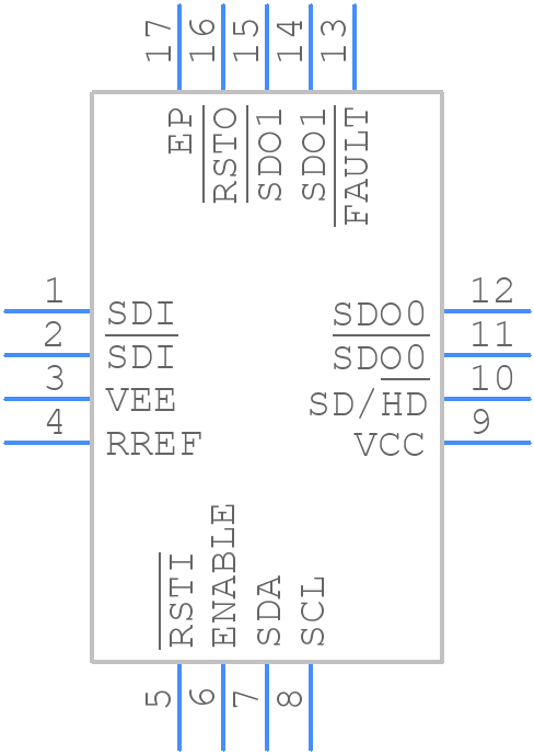 LMH0307SQ/NOPB - Texas Instruments - PCB symbol