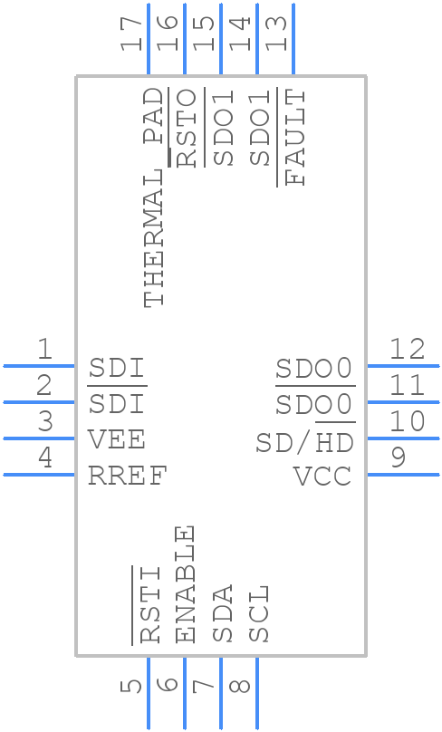 LMH0307SQE/NOPB - Texas Instruments - PCB symbol