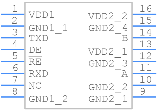 ADM2795EARWZ - Analog Devices - PCB symbol