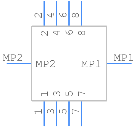 XF2J-0824-12A - Omron Electronics - PCB symbol