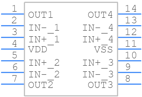 NCS20074DR2G - onsemi - PCB symbol