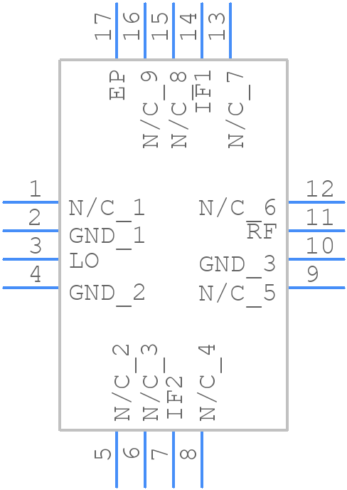 HMC1063LP3E - Analog Devices - PCB symbol