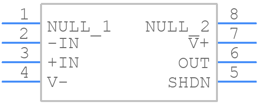 LT1636CN8#PBF - Analog Devices - PCB symbol