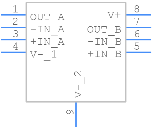 LT1490AIDD#PBF - Analog Devices - PCB symbol