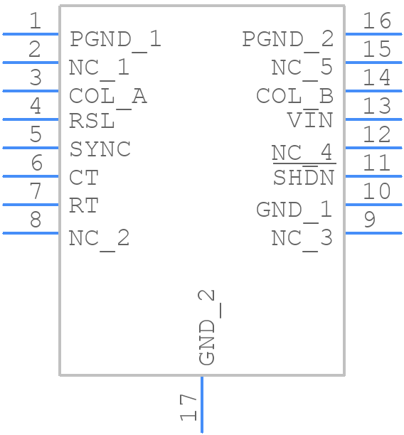 LT3439EFE - Analog Devices - PCB symbol