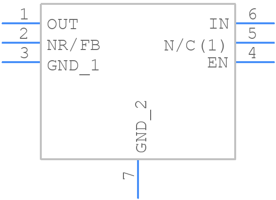 TPS71733DRVR - Texas Instruments - PCB symbol