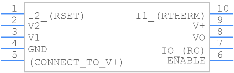 INA330AIDGSR - Texas Instruments - PCB symbol