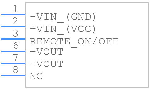 TMR 3-1212HI - Traco Power - PCB symbol