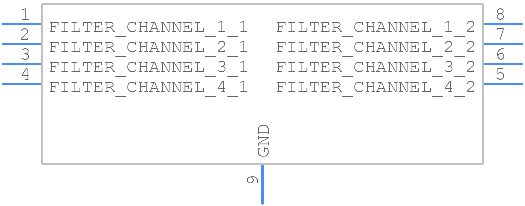 IP4252CZ8-4-TTL,13 - Nexperia - PCB symbol