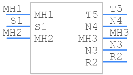 STX-3200-5NB-701C - Kycon - PCB symbol