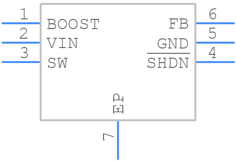 LT1933IDCB#TRPBF - Analog Devices - PCB symbol
