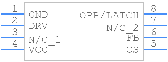 NCP1250BP65G - onsemi - PCB symbol