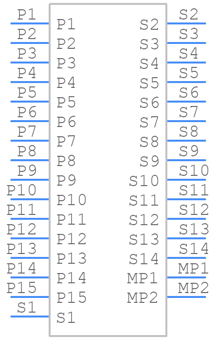 78715-0007 - Molex - PCB symbol