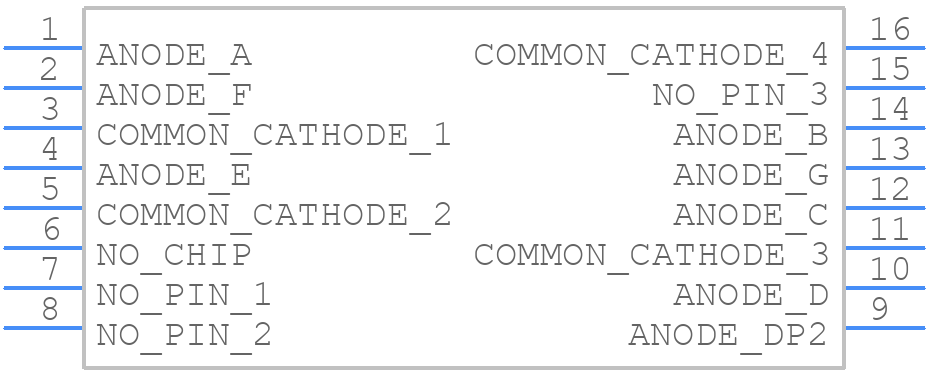 SC08-11EWA - Kingbright - PCB symbol