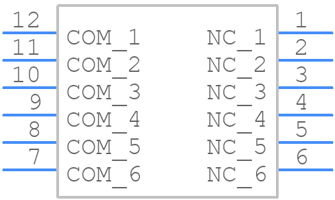 SSGM760102 - ALPS Electric - PCB symbol