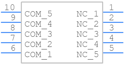 SSGM150100 - ALPS Electric - PCB symbol
