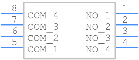 206-4RAST - CTS - PCB symbol