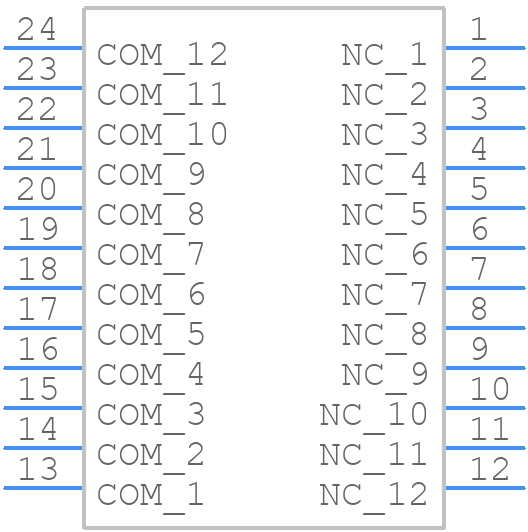 78B12ST - Grayhill - PCB symbol