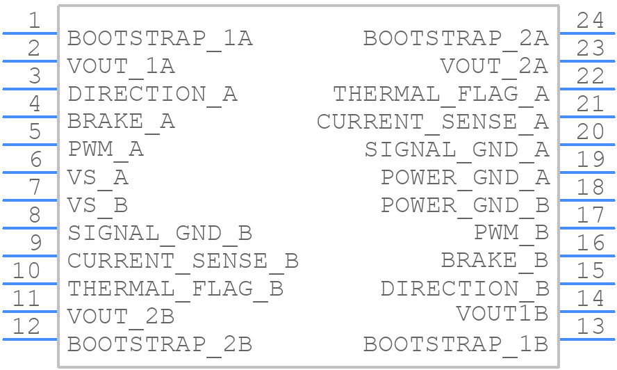LMD18200-2D-QV/NOPB - Texas Instruments - PCB symbol