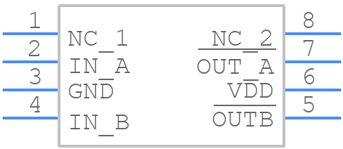 TC4426ACOA713 - Microchip - PCB symbol