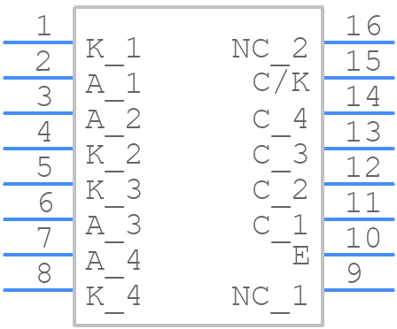 6N140A - Avago Technologies - PCB symbol