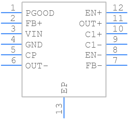 LM27762DSST - Texas Instruments - PCB symbol