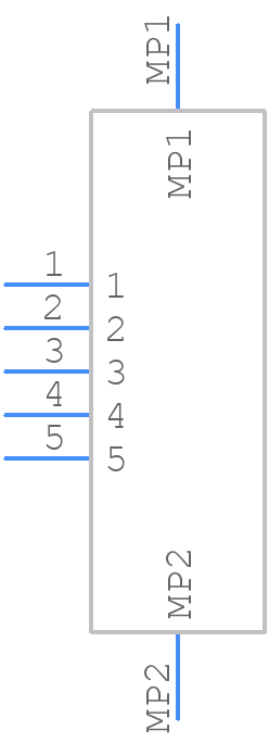 0436500512 - Molex - PCB symbol
