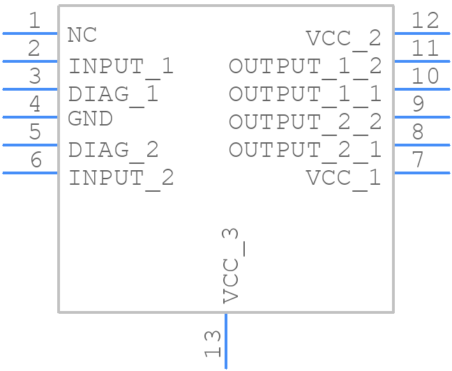 VNI2140J - STMicroelectronics - PCB symbol