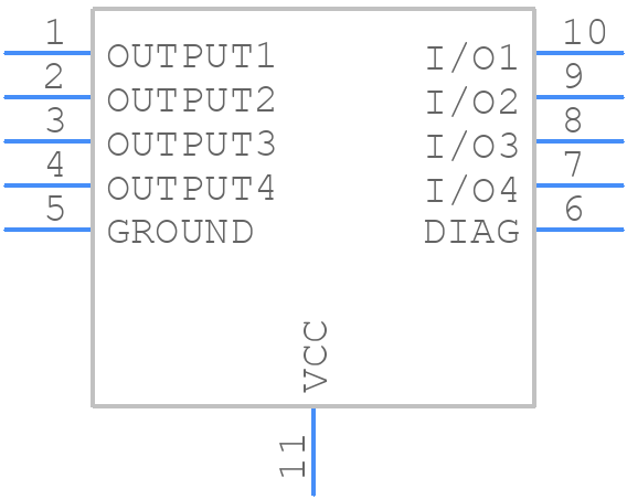 VN340SPTR-33-E - STMicroelectronics - PCB symbol