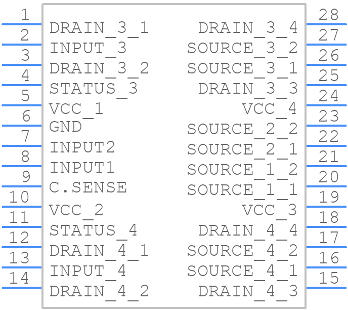 VN5772AKTR-E - STMicroelectronics - PCB symbol