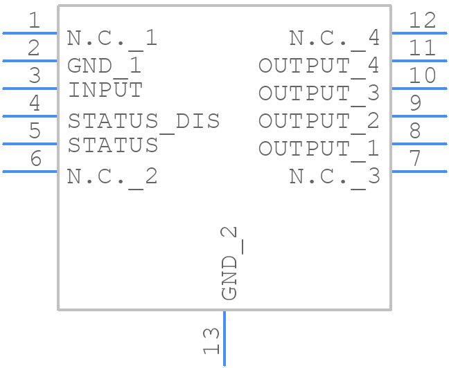 VN5050J-E - STMicroelectronics - PCB symbol
