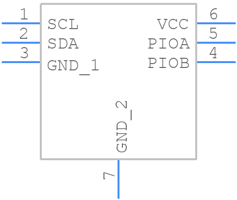 DS2476Q+U - Analog Devices - PCB symbol