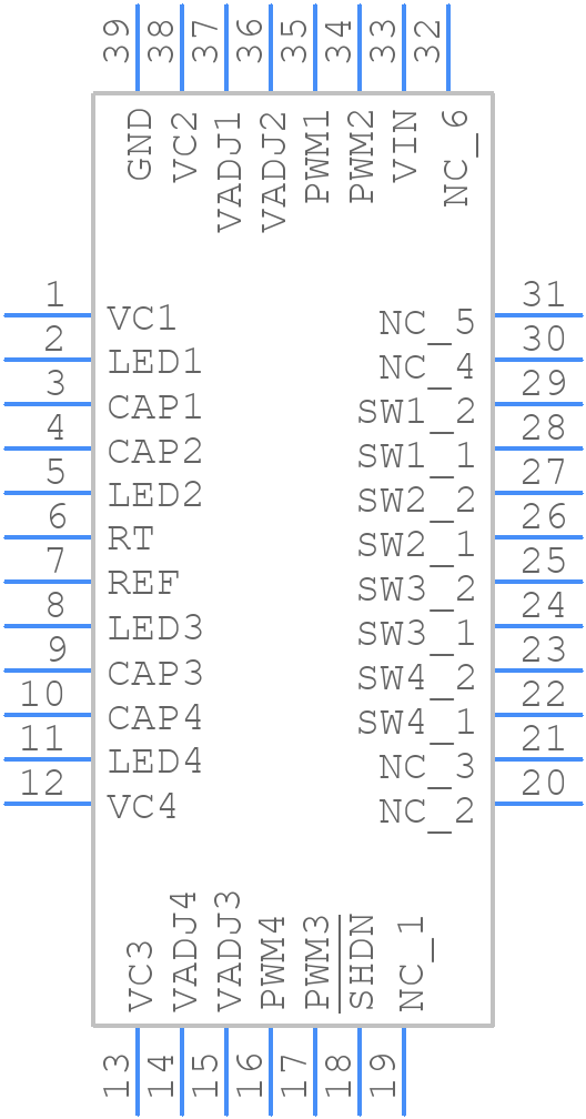 LT3476IUHF#TRPBF - Analog Devices - PCB symbol