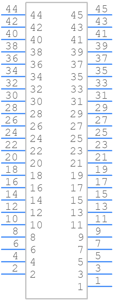 FH40-45S-0.5SV(99) - Hirose - PCB symbol