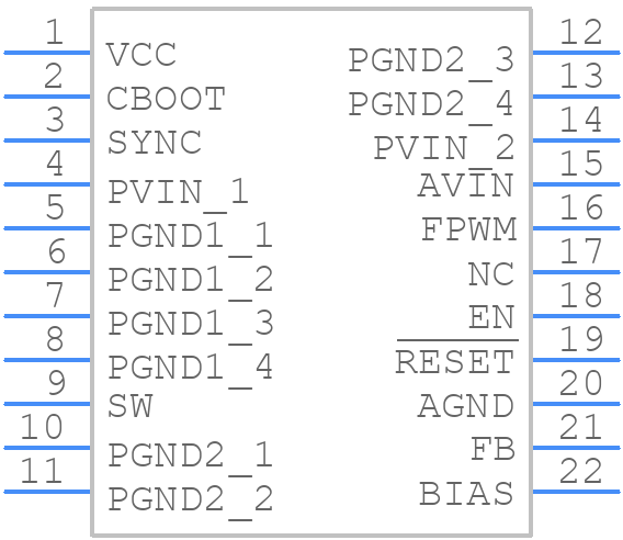 LM53635LQRNLRQ1 - Texas Instruments - PCB symbol