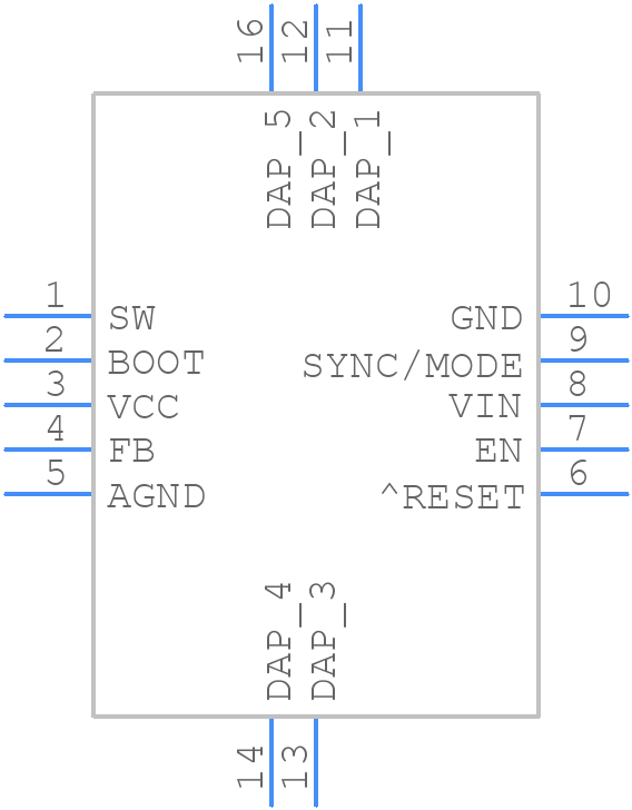 LM536013QDSXTQ1 - Texas Instruments - PCB symbol