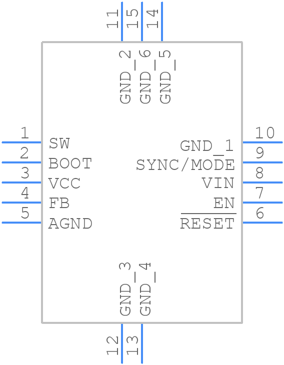 LM536005QDSXTQ1 - Texas Instruments - PCB symbol