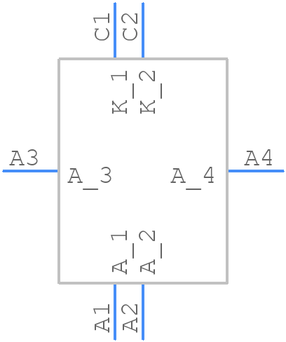 ASMT-QABD-AEF0E - Avago Technologies - PCB symbol