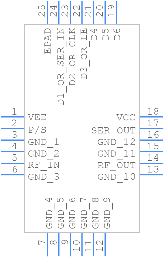 MAPS-010164-TR0500 - MACOM - PCB symbol