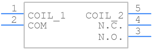 G6RN-1 DC12 - OMRON Electronics - PCB symbol