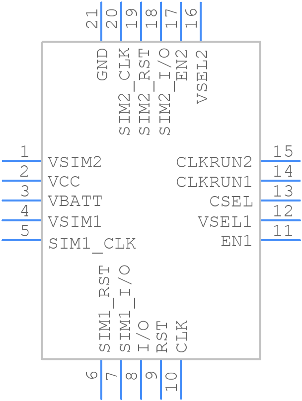 TXS4558RUKR - Texas Instruments - PCB symbol