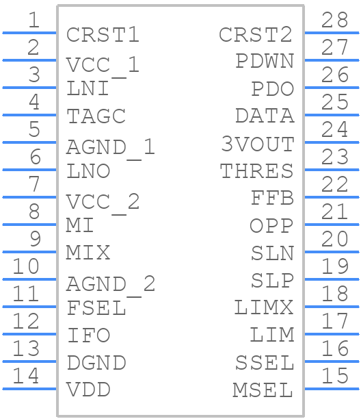 TDA5220XUMA1 - Infineon - PCB symbol