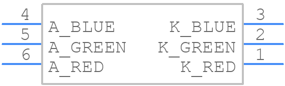 AAAF3529LSEEZGKQBKS - Kingbright - PCB symbol