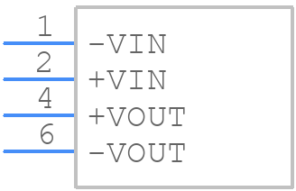 ITW0512SA - XP POWER - PCB symbol