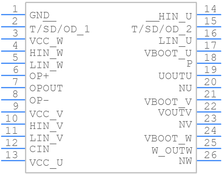 STIPN2M50T-HL - STMicroelectronics - PCB symbol