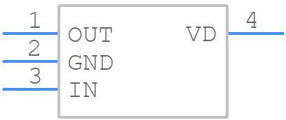 NCV8452STT3G - onsemi - PCB symbol