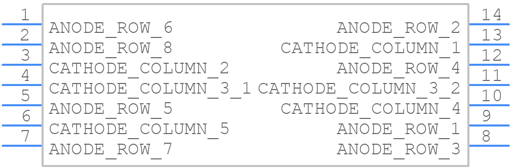 LTP-2158AY - Lite-On - PCB symbol