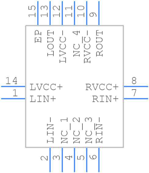 TPA6120A2RGYT - Texas Instruments - PCB symbol