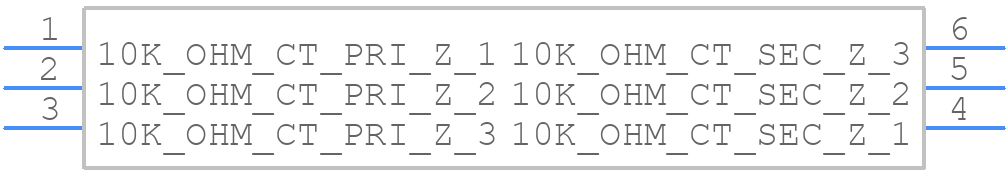 SP-66 - Triad Magnetics - PCB symbol