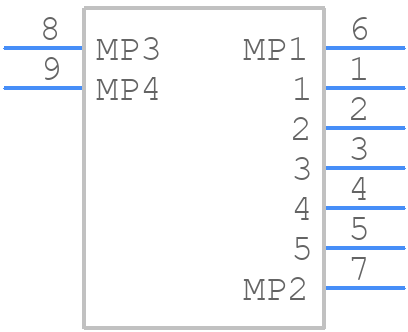 1551629-3 - TE Connectivity - PCB symbol